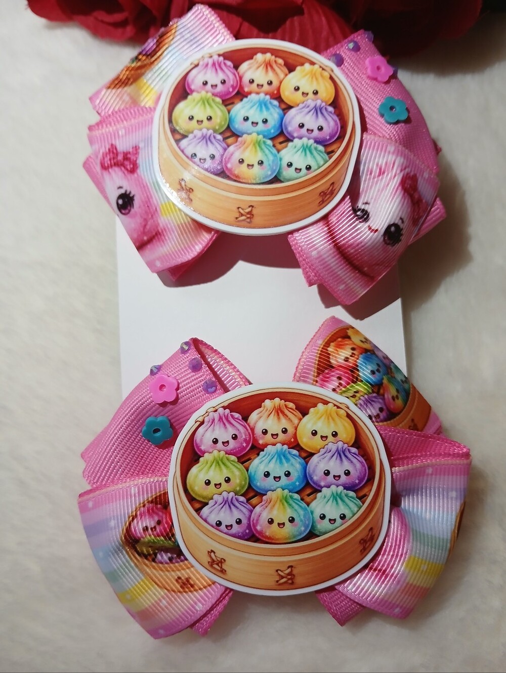 Hair Bows Set Dumpling